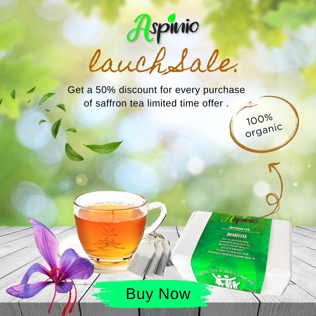 Premium Saffron Tea – 100% Natural Herbal Blend